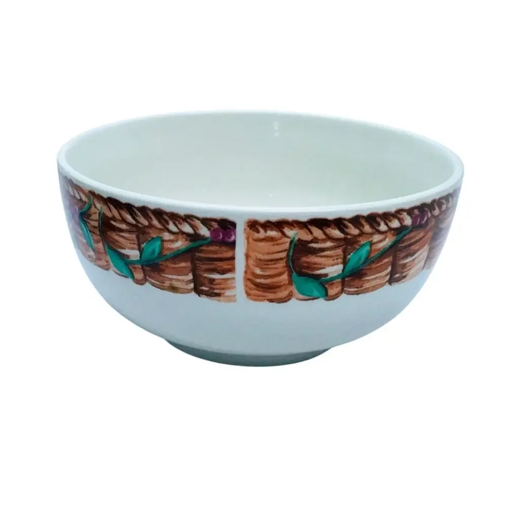 Set of 3 Cereal Bowls - Bushel of Apples